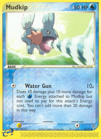 Mudkip (65/97) [EX: Dragon] | Card Merchant Takapuna