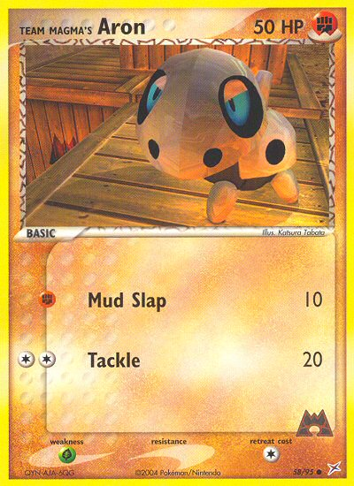 Team Magma's Aron (58/95) [EX: Team Magma vs Team Aqua] | Card Merchant Takapuna