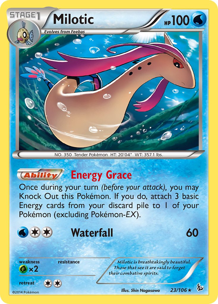 Milotic (23/106) (Theme Deck Exclusive) [XY: Flashfire] | Card Merchant Takapuna