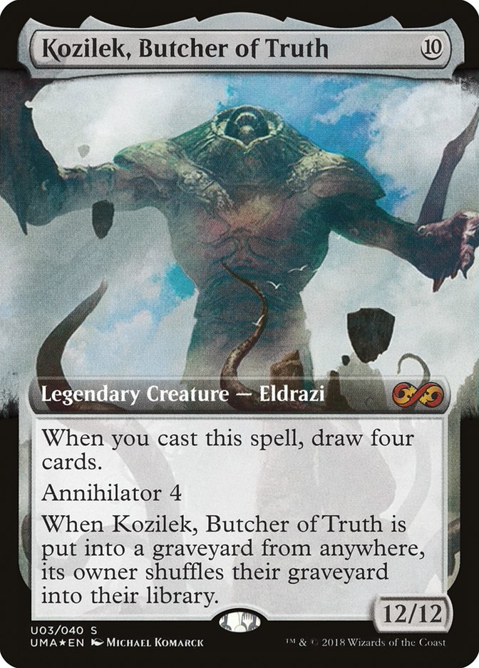 Kozilek, Butcher of Truth (Topper) [Ultimate Masters Box Topper] | Card Merchant Takapuna