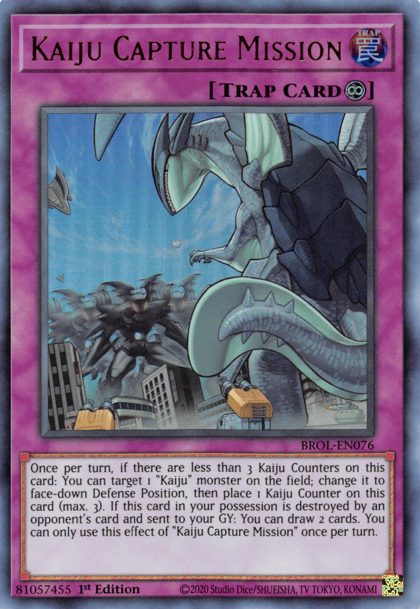 Kaiju Capture Mission [BROL-EN076] Ultra Rare | Card Merchant Takapuna