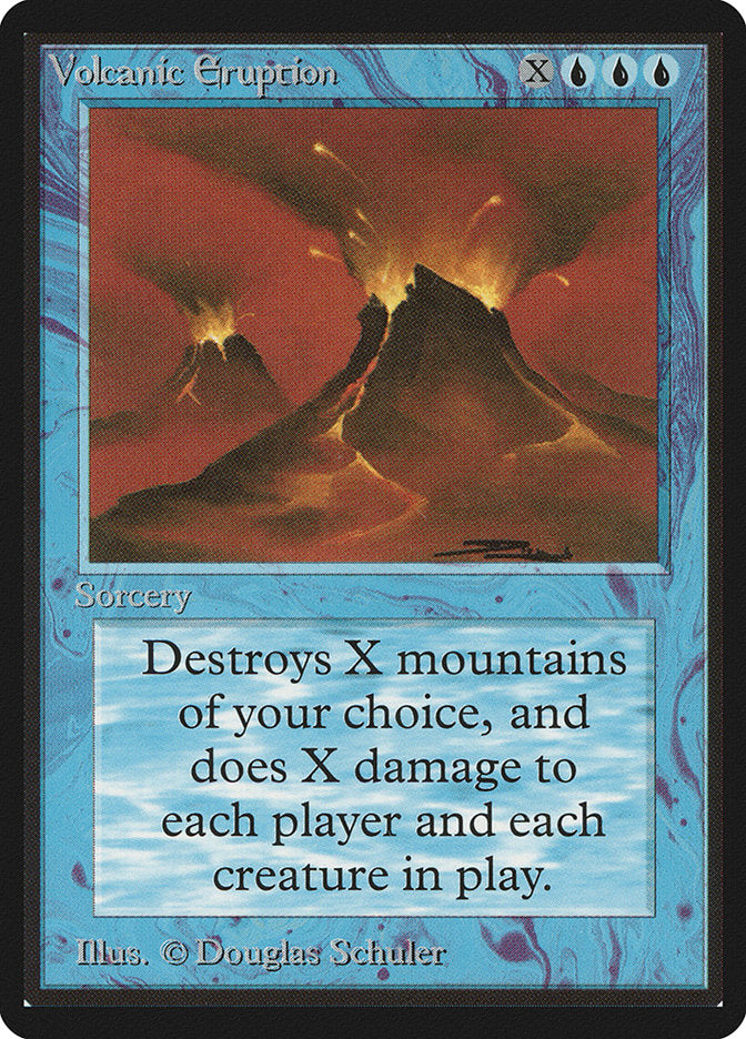 Volcanic Eruption [Beta Edition] | Card Merchant Takapuna