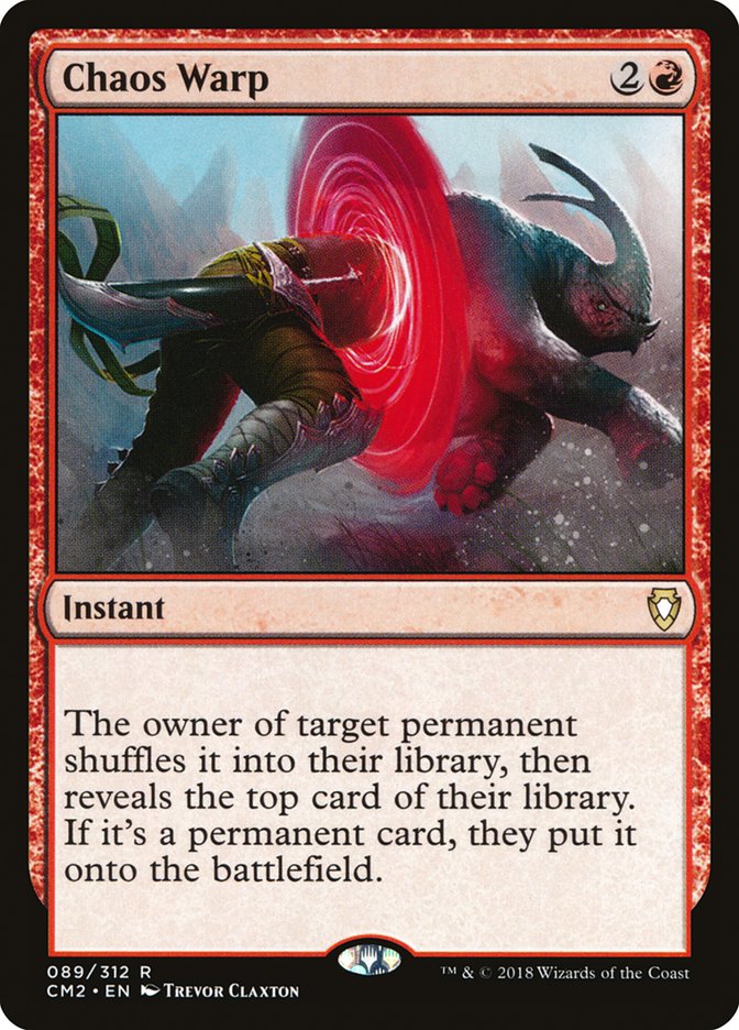 Chaos Warp [Commander Anthology Volume II] | Card Merchant Takapuna