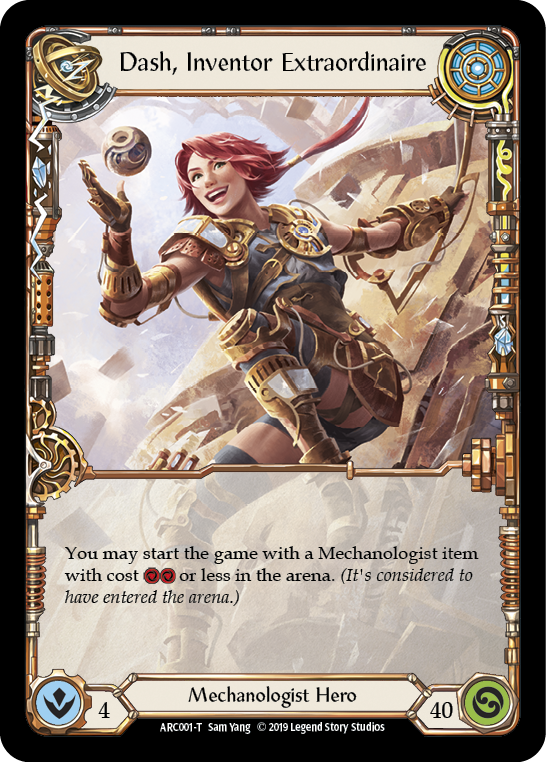 Dash, Inventor Extraordinaire [ARC001-T] (Arcane Rising)  1st Edition Normal | Card Merchant Takapuna