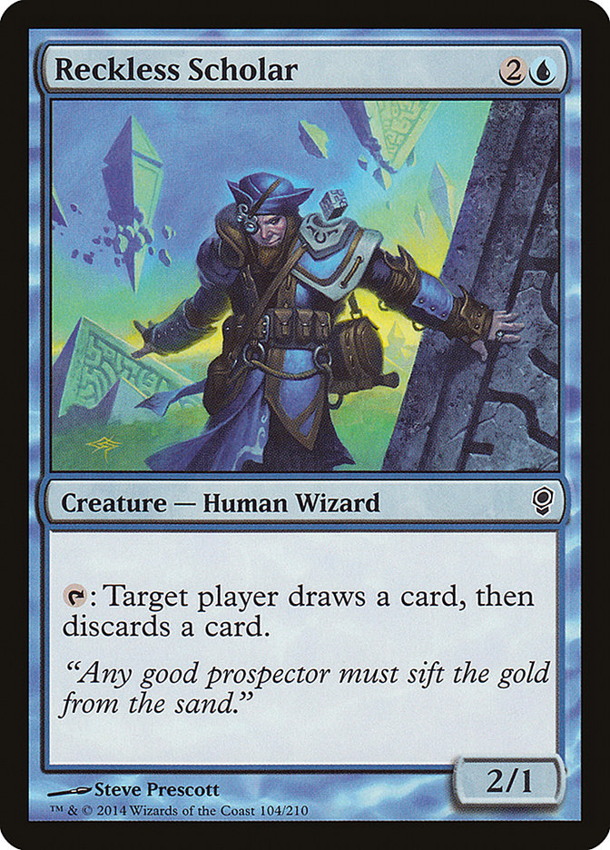 Reckless Scholar [Conspiracy] | Card Merchant Takapuna