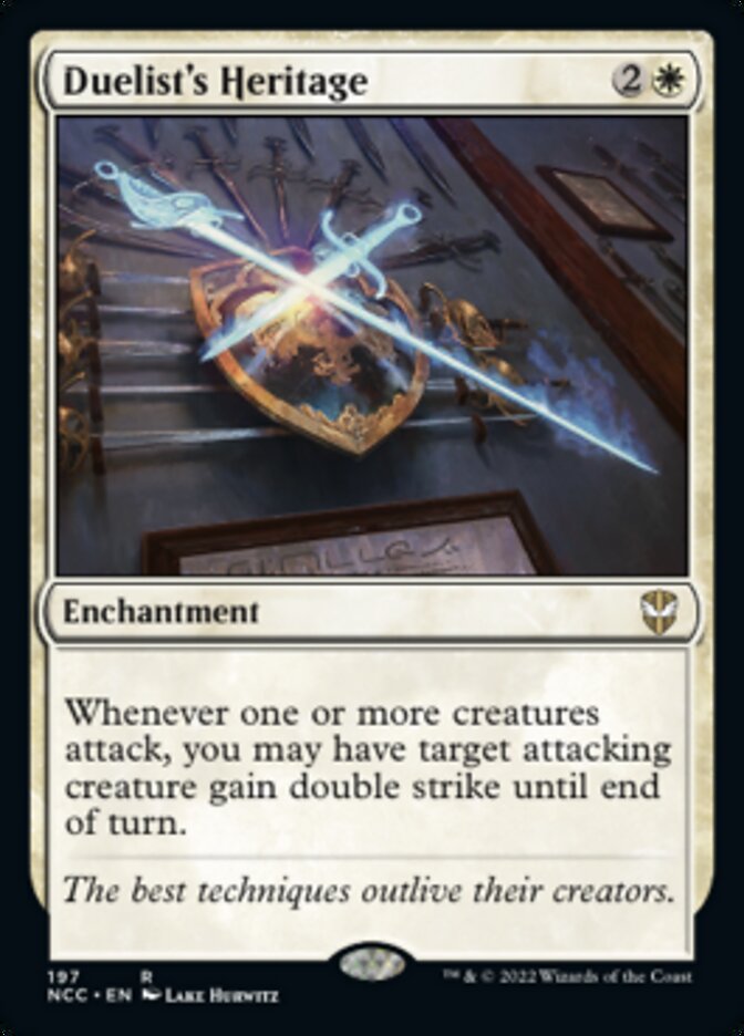 Duelist's Heritage [Streets of New Capenna Commander] | Card Merchant Takapuna