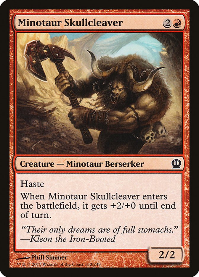 Minotaur Skullcleaver [Theros] | Card Merchant Takapuna