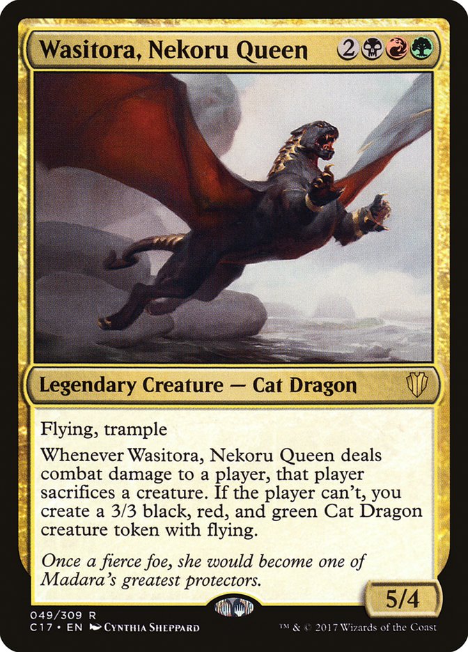 Wasitora, Nekoru Queen [Commander 2017] | Card Merchant Takapuna
