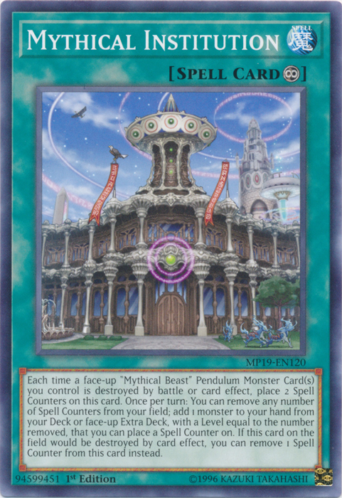 Mythical Institution [MP19-EN120] Common | Card Merchant Takapuna