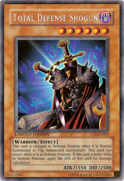 Total Defense Shogun [CT1-EN001] Secret Rare | Card Merchant Takapuna