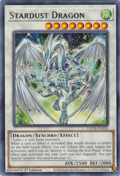 Stardust Dragon [TOCH-EN050] Rare | Card Merchant Takapuna