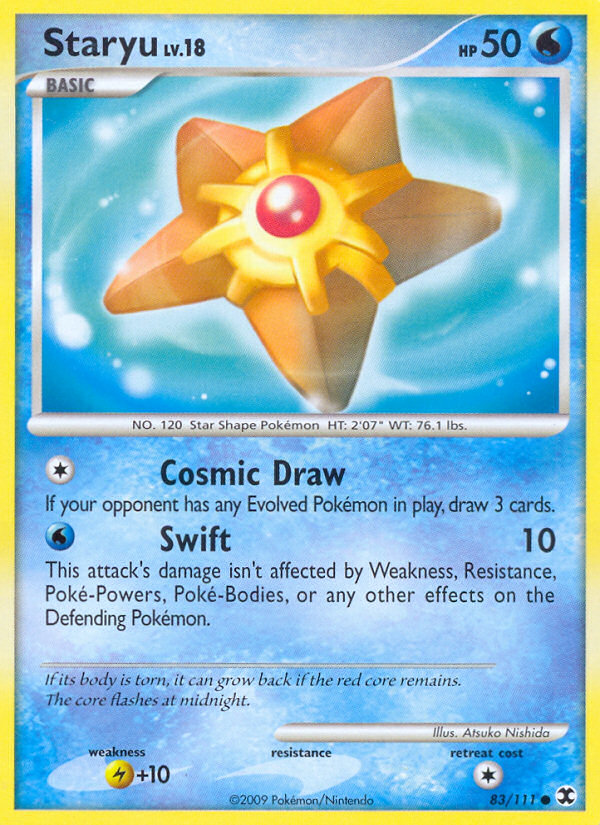 Staryu (83/111) [Platinum: Rising Rivals] | Card Merchant Takapuna