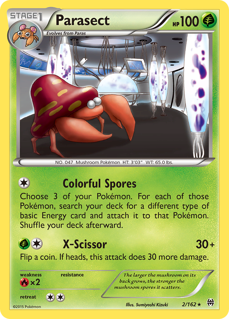 Parasect (2/162) [XY: BREAKthrough] | Card Merchant Takapuna
