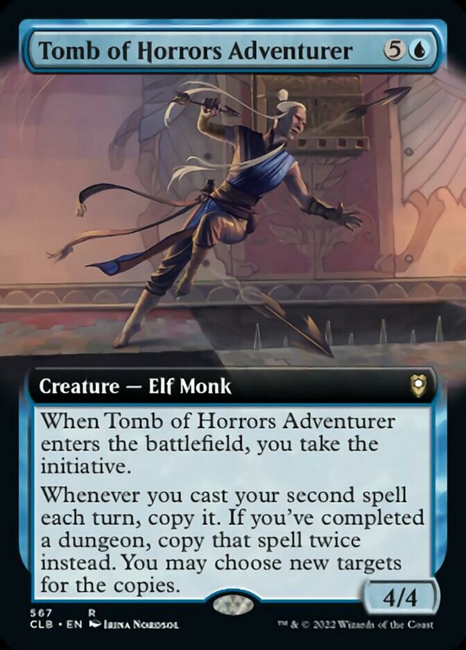 Tomb of Horrors Adventurer (Extended Art) [Commander Legends: Battle for Baldur's Gate] | Card Merchant Takapuna