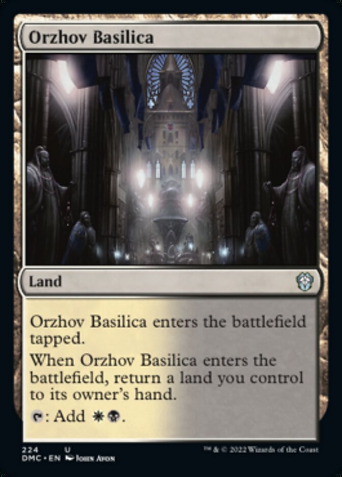 Orzhov Basilica [Dominaria United Commander] | Card Merchant Takapuna