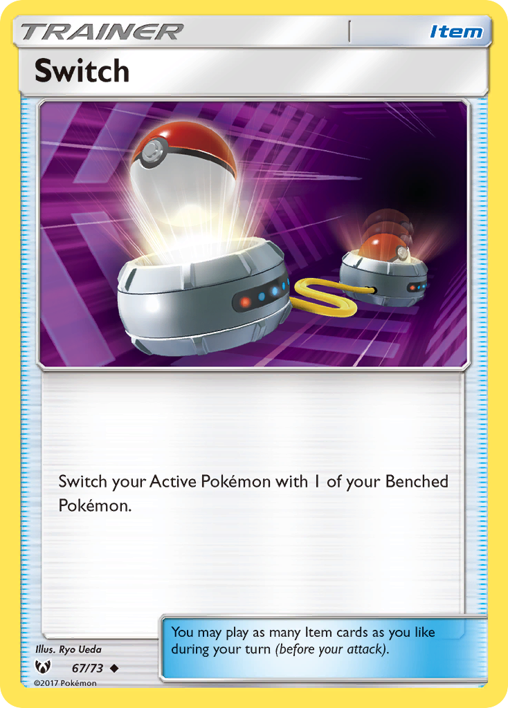 Switch (67/73) [Sun & Moon: Shining Legends] | Card Merchant Takapuna