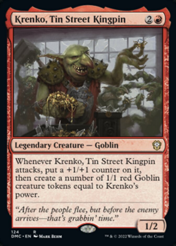 Krenko, Tin Street Kingpin [Dominaria United Commander] | Card Merchant Takapuna