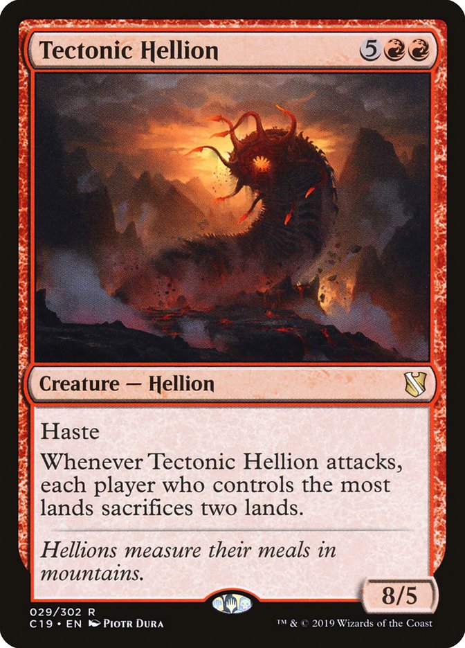 Tectonic Hellion [Commander 2019] | Card Merchant Takapuna
