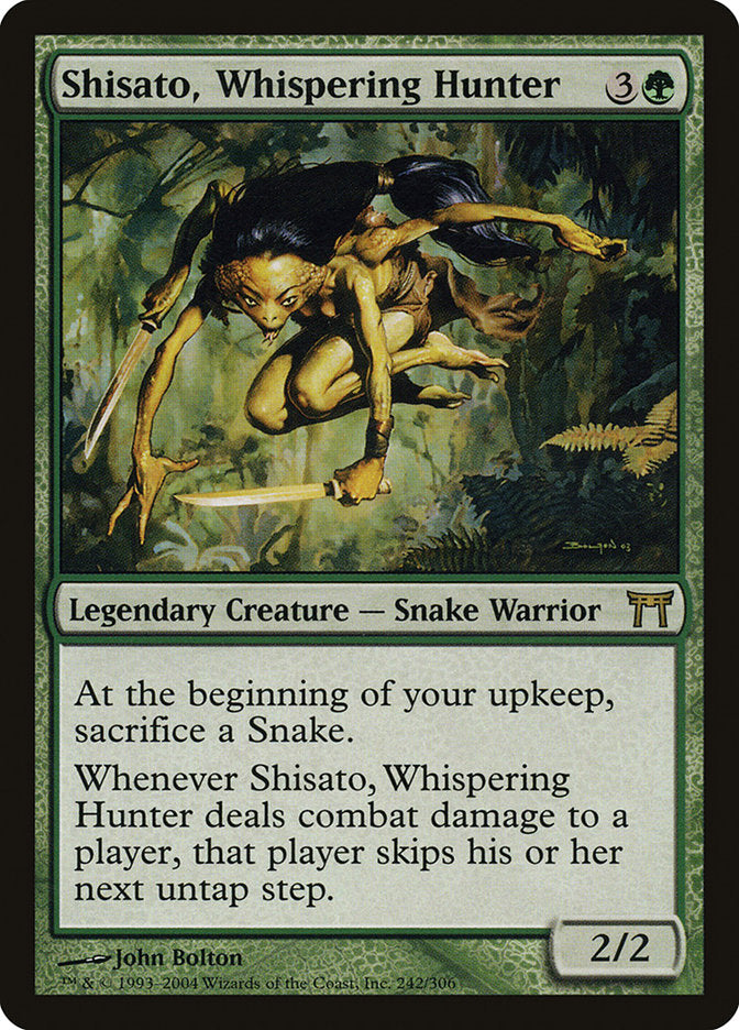 Shisato, Whispering Hunter [Champions of Kamigawa] | Card Merchant Takapuna