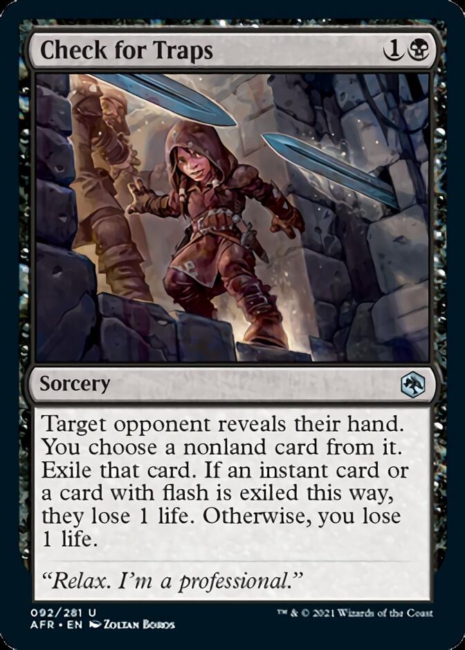 Check for Traps [Dungeons & Dragons: Adventures in the Forgotten Realms] | Card Merchant Takapuna