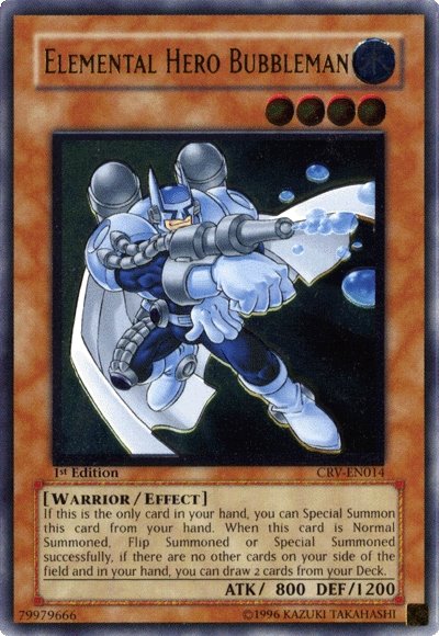 Elemental Hero Bubbleman [CRV-EN014] Ultimate Rare | Card Merchant Takapuna