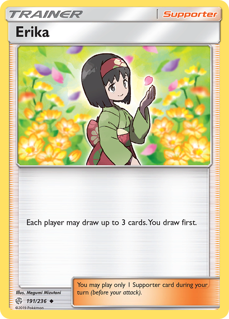 Erika (191/236) [Sun & Moon: Cosmic Eclipse] | Card Merchant Takapuna