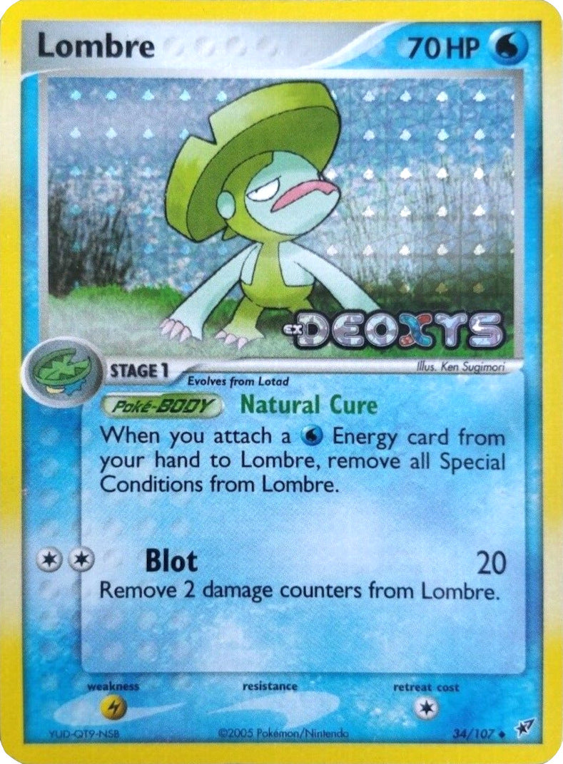 Lombre (34/107) (Stamped) [EX: Deoxys] | Card Merchant Takapuna