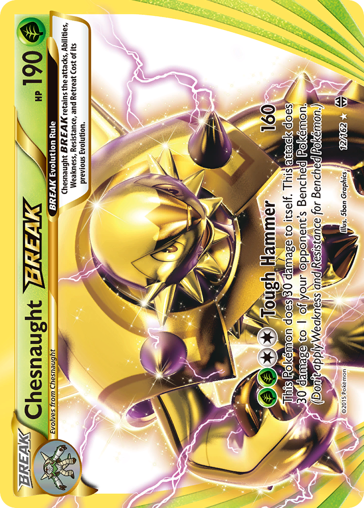 Chesnaught BREAK (12/162) [XY: BREAKthrough] | Card Merchant Takapuna