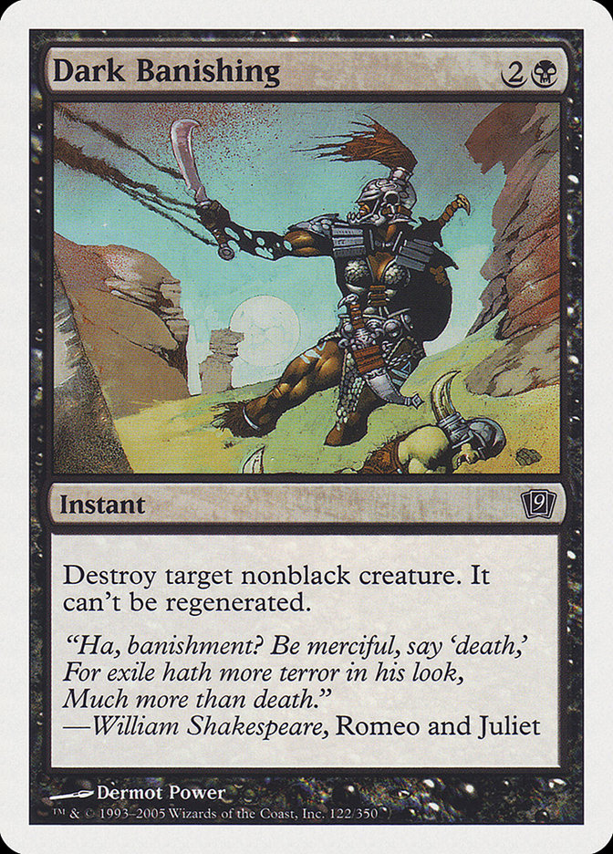 Dark Banishing [Ninth Edition] | Card Merchant Takapuna