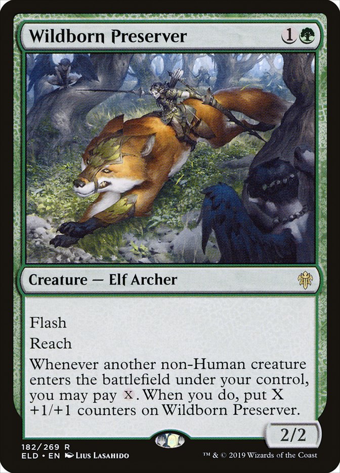 Wildborn Preserver [Throne of Eldraine] | Card Merchant Takapuna