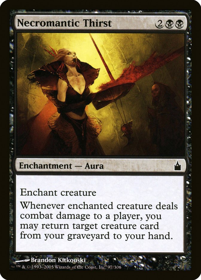 Necromantic Thirst [Ravnica: City of Guilds] | Card Merchant Takapuna