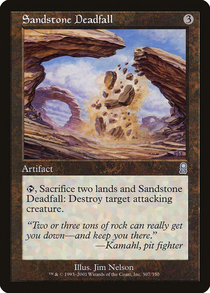 Sandstone Deadfall [Odyssey] | Card Merchant Takapuna