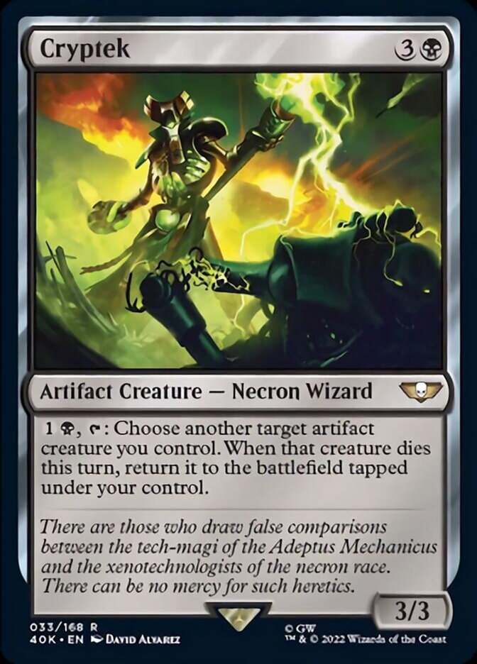 Cryptek (Surge Foil) [Warhammer 40,000] | Card Merchant Takapuna
