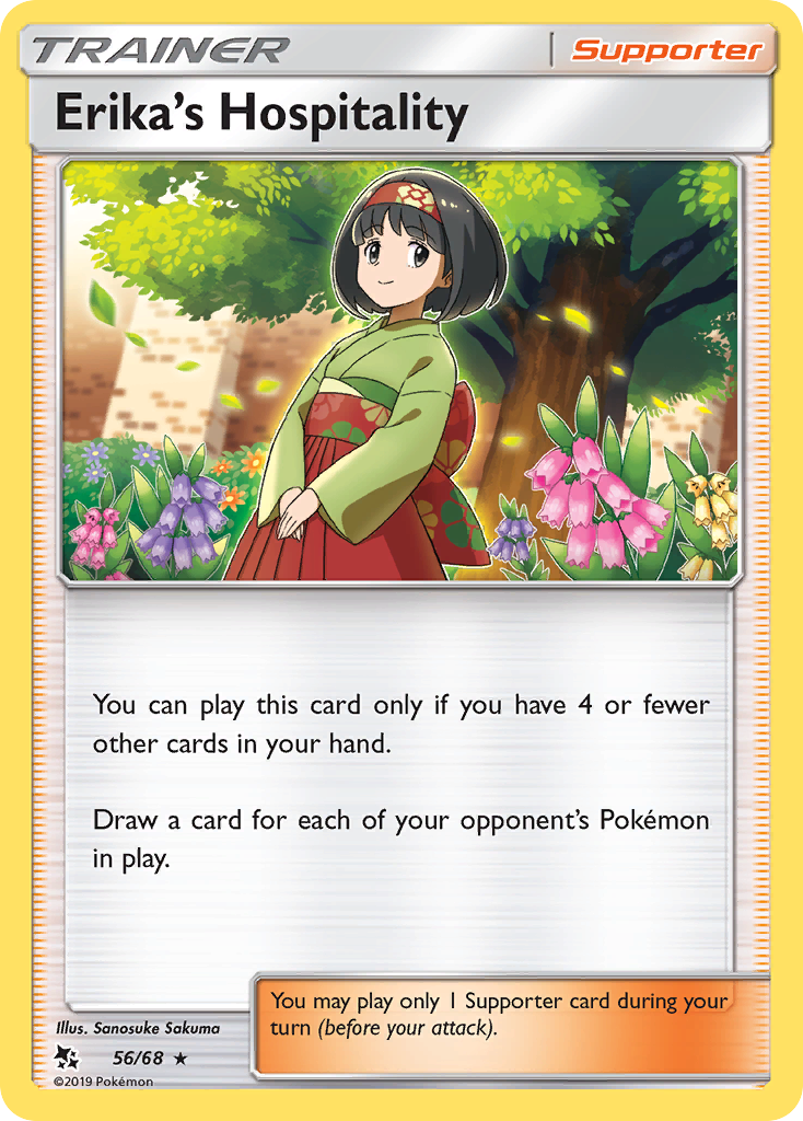Erika's Hospitality (56/68) [Sun & Moon: Hidden Fates] | Card Merchant Takapuna