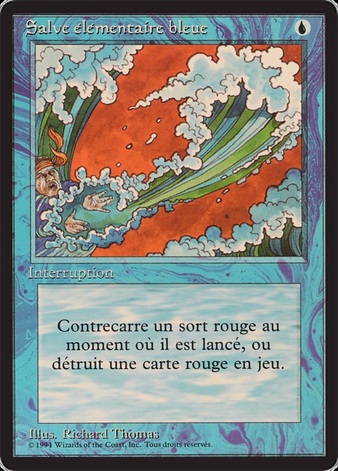 Blue Elemental Blast [Foreign Black Border] | Card Merchant Takapuna