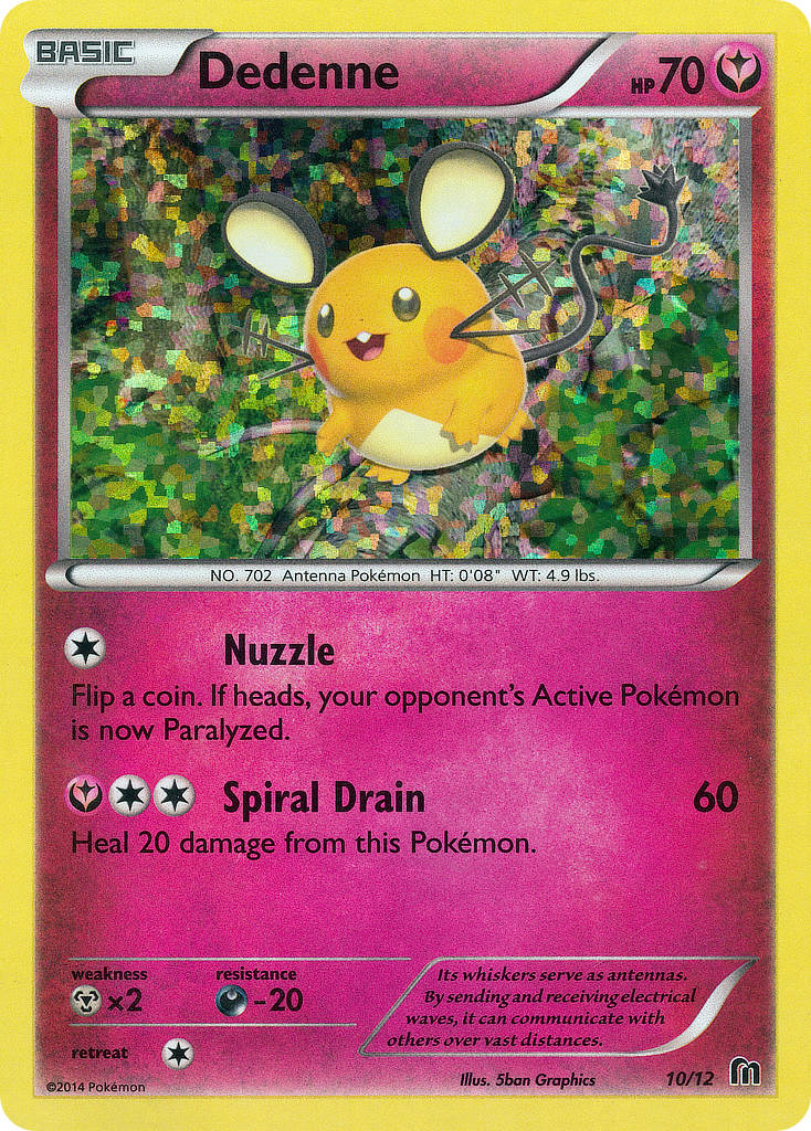 Dedenne (10/12) [McDonald's Promos: 2016 Collection] | Card Merchant Takapuna