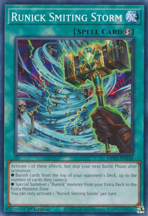 Runick Smiting Storm [MP23-EN248] Common | Card Merchant Takapuna
