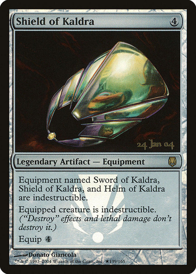 Shield of Kaldra [Darksteel Promos] | Card Merchant Takapuna