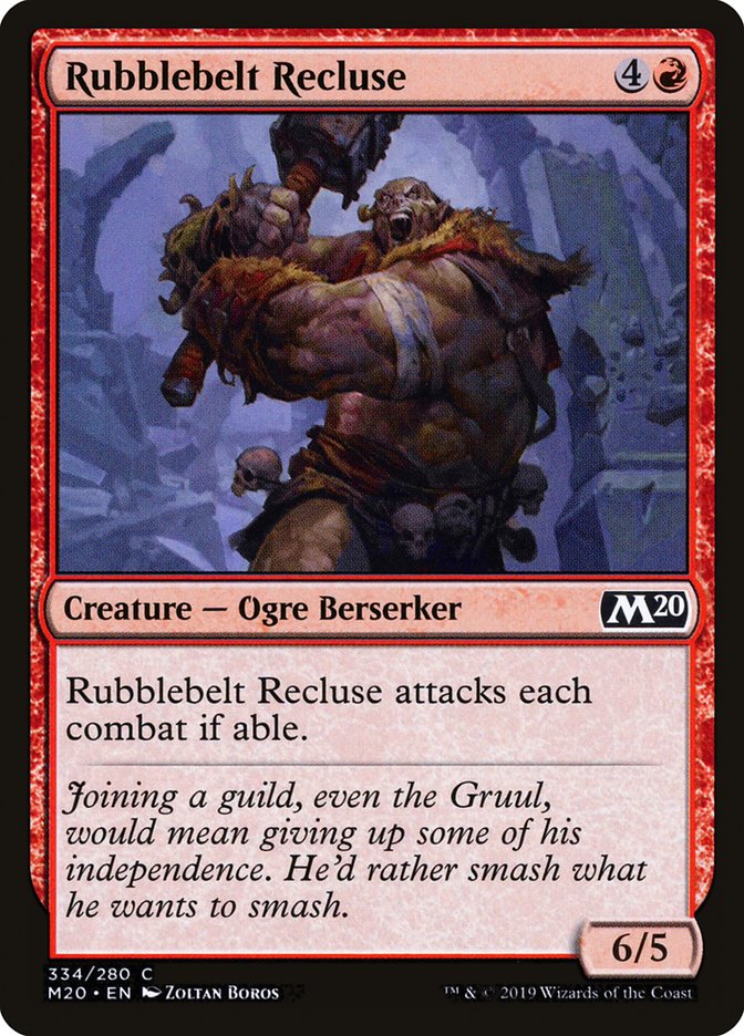 Rubblebelt Recluse [Core Set 2020] | Card Merchant Takapuna