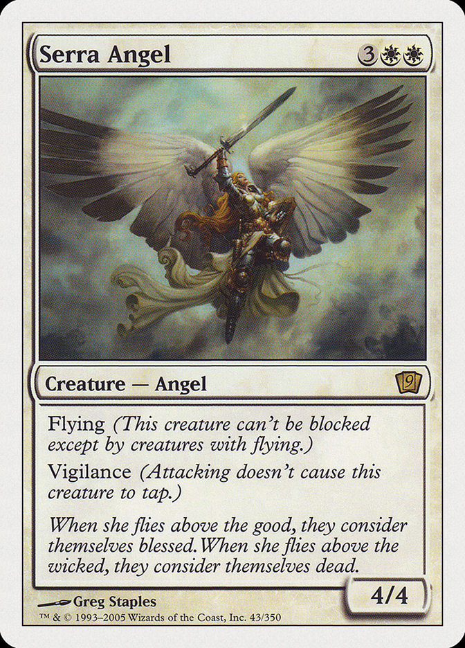 Serra Angel [Ninth Edition] | Card Merchant Takapuna