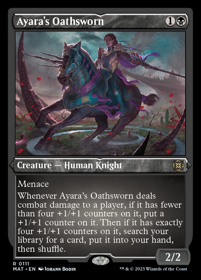 Ayara's Oathsworn (Foil Etched) [March of the Machine: The Aftermath] | Card Merchant Takapuna