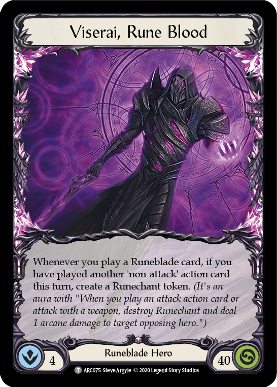 Viserai, Rune Blood [U-ARC075] (Arcane Rising Unlimited)  Unlimited Normal | Card Merchant Takapuna