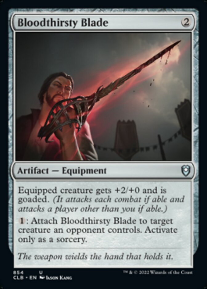 Bloodthirsty Blade [Commander Legends: Battle for Baldur's Gate] | Card Merchant Takapuna