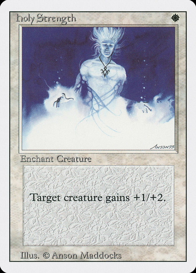 Holy Strength [Revised Edition] | Card Merchant Takapuna