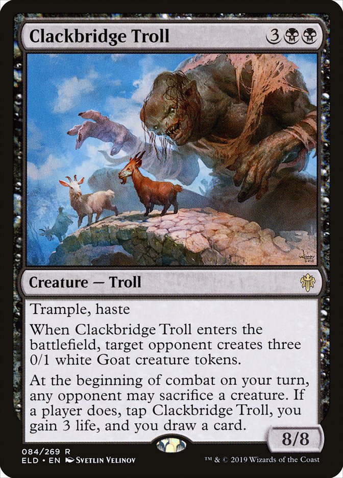 Clackbridge Troll [Throne of Eldraine] | Card Merchant Takapuna