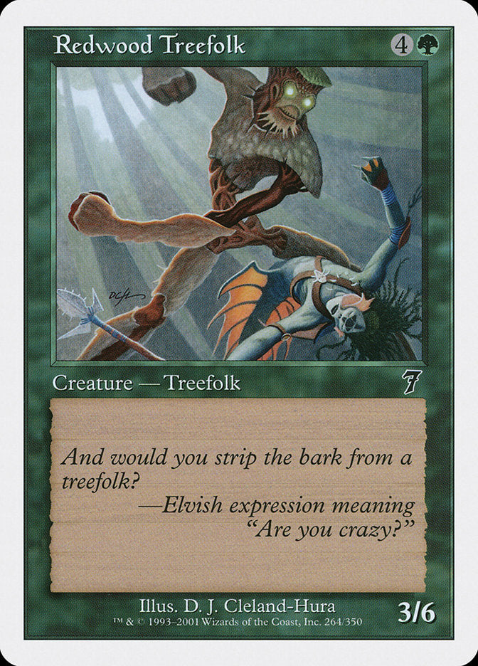 Redwood Treefolk [Seventh Edition] | Card Merchant Takapuna