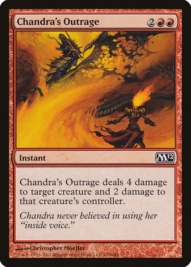 Chandra's Outrage [Magic 2012] | Card Merchant Takapuna
