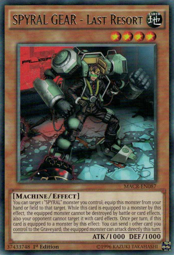SPYRAL GEAR - Last Resort [MACR-EN087] Rare | Card Merchant Takapuna