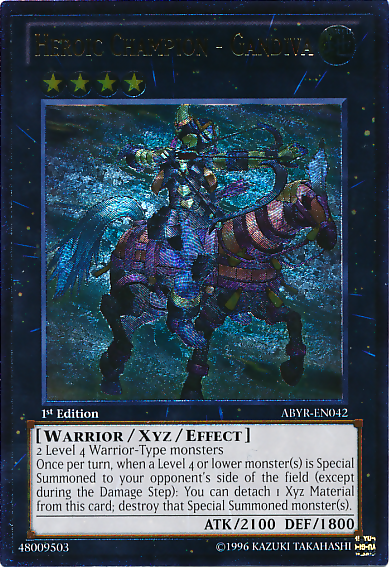Heroic Champion - Gandiva (UTR) [ABYR-EN042] Ultimate Rare | Card Merchant Takapuna