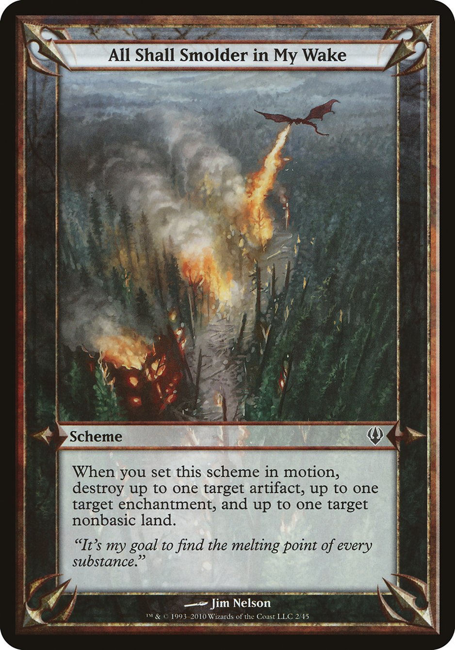 All Shall Smolder in My Wake (Schemes) [Archenemy Schemes] | Card Merchant Takapuna